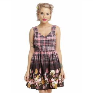 Hell Bunny Floral Columbia Mini Dress